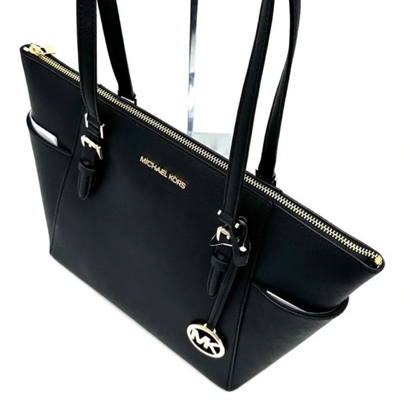 Michael Kors Large Charlotte Tote Bag
Luggage Leather Black - Picture 7 of 12